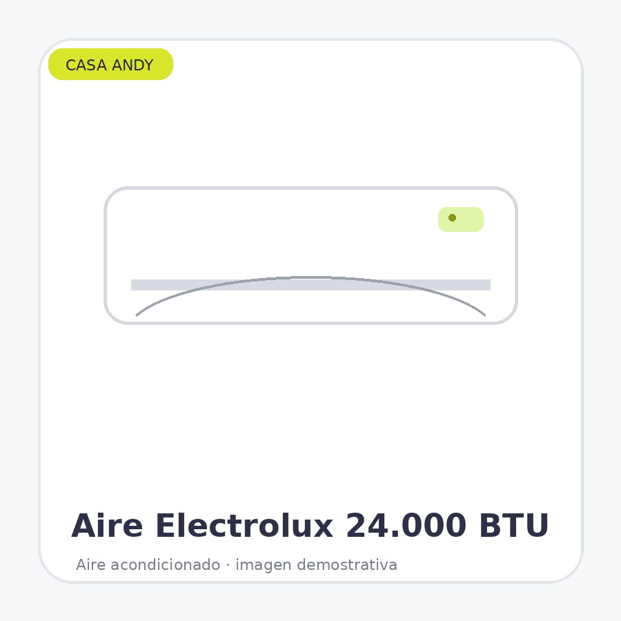 Aire Acondicionado Electrolux Split 24.000 BTU Inverter